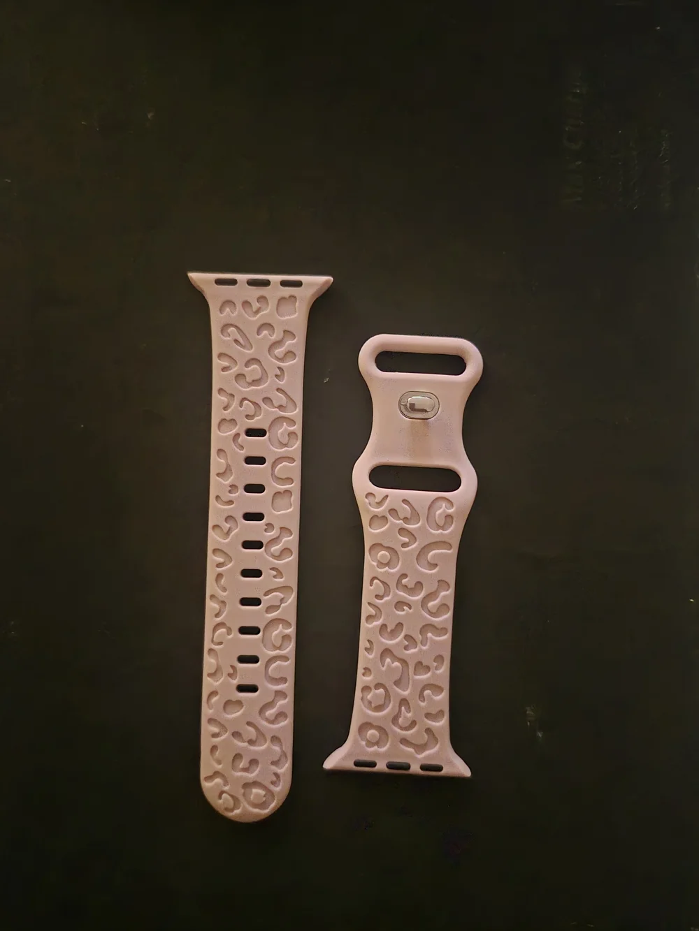 Apple Watch BAND Silicone Leopard Pattern  - Pink